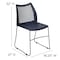 Flash Furniture Navy Plastic Stack Chair RUT-498A-NY-GG - alternate 5